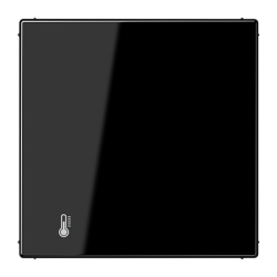 JUNG KNX LS Черн Терморегулятор с шинным сопряжением без ручки для установки температуры арт. LS2178ORTSSW