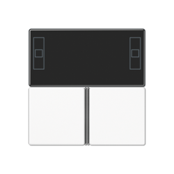 JUNG KNX Набор накладок для комнатного регулятора,белый арт. A4093TSAWW