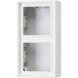 JUNG LS 990 Бел Коробка для накладного монтажа 2-кратная арт. LS582AWW