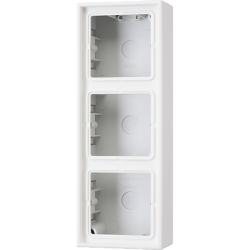 JUNG LS 990 Бел Коробка для накладного монтажа 3-кратная арт. LS583AWW