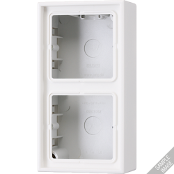 JUNG LS 990 Беж Коробка для накладного монтажа 2 ная арт. LS582AW