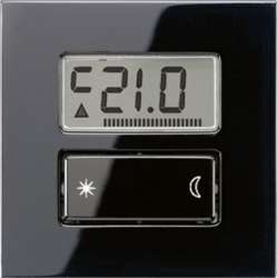 JUNG LS 990 Черный Дисплей термостата с таймером(мех. UT238E) арт. LSUT238DSW