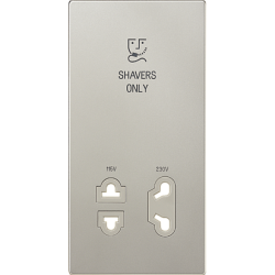 JUNG LS 990 Edelstal Накладка бритвенной розетки арт. SOES7522PL