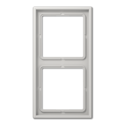 JUNG LS 990 Светло-Серый Рамка 2-я арт. LS982LG