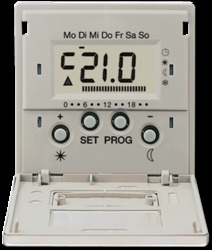 JUNG LS 990 Алюминий Дисплей термостата с таймером(мех. UT238E) арт. ALUT238D