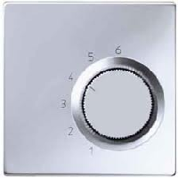 JUNG LS 990 Алюминий Накладка термостата комнатного(мех TR236U,TR246U) арт. ALTR236PL