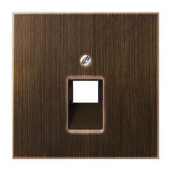 JUNG LS 990 Antik Накладка 1-ой наклонной ТЛФ/комп розетки арт. ME2969-1UAAT