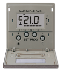 JUNG LS 990 Антрацит Дисплей термостата с таймером (мех. UT238E) арт. ALUT238DAN