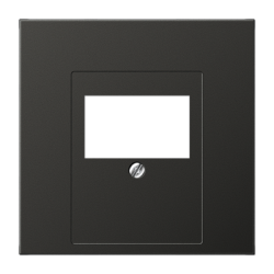 JUNG LS 990 Антрацит Накладка розетки ТАЕ, моно/стерео-аудиорозетки,комбинированной вставки арт. AL2969TAN