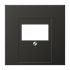 JUNG LS 990 Антрацит Накладка розетки ТАЕ, моно/стерео-аудиорозетки,комбинированной вставки арт. AL2969TAN