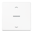 JUNG LS 990 Бел Накладка нажимного электронного жалюзийного выключателя арт. LS5232WW
