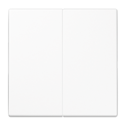 JUNG LS 990 Бел Накладка светорегулятора 2-х канального нажимного арт. LS1565.07WW