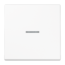 JUNG LS 990 Бел Накладка светорегулятора/выключателя нажимного с индикацией арт. LS1561.07UWW