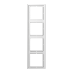 JUNG LS 990 Белая Рамка 4-ая арт. LS984WW