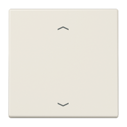 JUNG LS 990 Беж Накладка нажимного электронного жалюзийного выключателя с ДУ (радио) арт. LS5232F