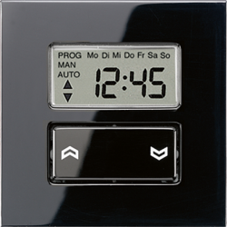 JUNG LS 990 Черный Накладка жалюзийного выкл. СТАНДАРТ с таймером(мех.220ME,230ME,232ME) арт. LS5232STSW