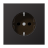 JUNG LS 990 Dark Розетка с/з безвинт. зажим арт. AL1520D