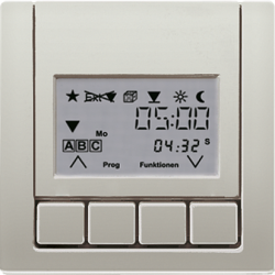 JUNG LS 990 Edelstahl Накладка жалюзийного выкл. УНИВЕРСАЛ с таймером(мех.220ME,230ME,232ME) арт. ES5232T3