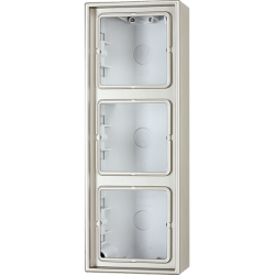 JUNG LS 990 Edelstahl Коробка 3-я для накладного монтажа арт. ES2583A-L