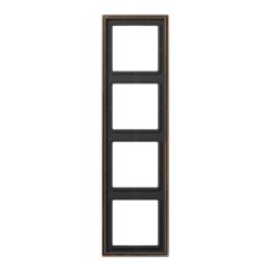 JUNG LS 990 Латунь Antik Рамка 4-я арт. ME2984AT