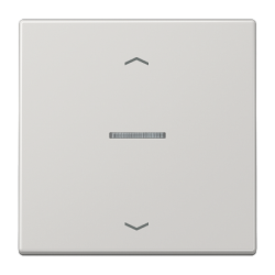 JUNG LS 990 Светло-серый Накладка нажимного электронного жалюзийного выключателя арт. LS5232LG