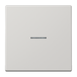 JUNG LS 990 Светло-серый Накладка светорегулятора/выключателя нажимного с индикацией арт. LS1561.07ULG