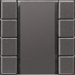 JUNG LS990/LS Plus Антрацит Пульт управления настенный плоский, 4 канала арт. AL44FAN