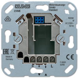 JUNG Мех Электронный жалюзийный выключатель стандартный(требуется нейтраль) арт. 230ME