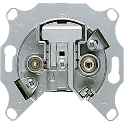 JUNG Мех Розетка TV-FM оконечная (TV до 2400 МГц, FM 87.5-139 МГц) арт. EDU04F