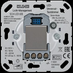 JUNG Мех Универсальный клавишный диммер арт. 1224LEDUDE
