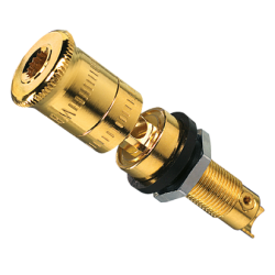 JUNG Мех Терминал High-End для аккустики с черным кольцом арт. LPK63SW