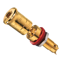 JUNG Мех Терминал High-End для аккустики с красным кольцом арт. LPK63RT