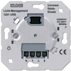 JUNG Мех Выключатель электронныхный 1-канальный (необходима нейтраль) арт. 1201URE