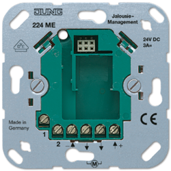 JUNG Мех универсальная вставка управления двигателем на 24V арт. 224ME