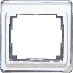 JUNG SL 500 Серебро Рамка 5-я вертикальная арт. SL585SI