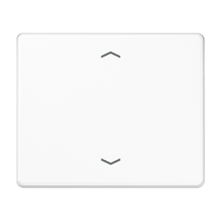 JUNG SL 500 Бел Накладка нажимного электронного жалюзийного выключателя с ДУ (радио) арт. SL5232FWW