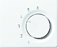 JUNG SL 500 Бел Накладка термостата комнатного(мех TR236U,TR246U) арт. SLTR236PLWW
