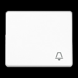 JUNG SL 500 Бел Клавиша 1-я с символом ЗВОНОК арт. SL590KWW