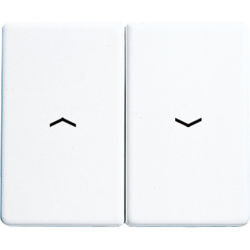 JUNG SL 500 Бел Клавиша 2-я жалюзийная арт. SL595PWW