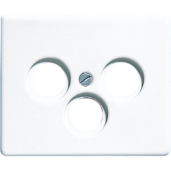 JUNG SL 500 Белая Накладка TV-SAT-FM розетки арт. SL561SATWW