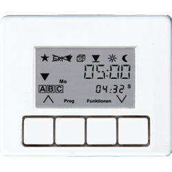 JUNG SL 500 Бел Накладка жалюзийного выключателя УНИВЕРСАЛ с таймером(мех.230ME,232ME,224ME) арт. SL5232T3WW