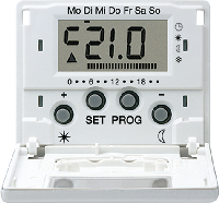 JUNG SL 500 Бронза Дисплей термостата с таймером(мех. UT238E) арт. SLUT238DGB