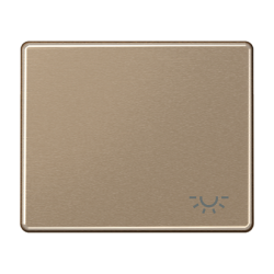 JUNG SL 500 Бронза Клавиша 1-ая с символом ОСВЕЩЕНИЕ арт. SL590LGB