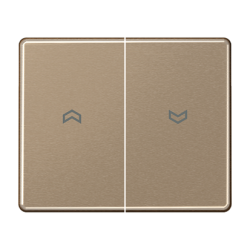 JUNG SL 500 Бронза Клавиша 2-я жалюзийная арт. SL595PGB