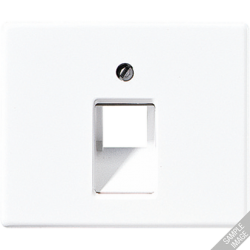 JUNG SL 500 Бронза Накладка 1-ой наклонной ТЛФ/комп розетки арт. SL569-1UAGB