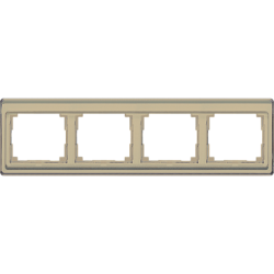 JUNG SL 500 Бронза Рамка 4-ая горизонтальная арт. SL5840GB