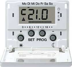 JUNG SL 500 Черный Дисплей термостата с таймером(мех. UT238E) арт. SLUT238DSW