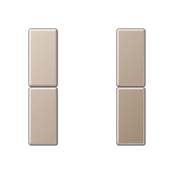 JUNG Шампань Комплект накладок 2гр арт. A502TSACH