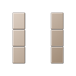 JUNG Шампань Комплект накладок 3гр арт. A503TSACH