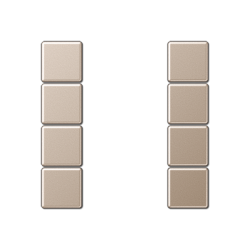 JUNG Шампань Набор накладок 4 группы арт. A504TSACH